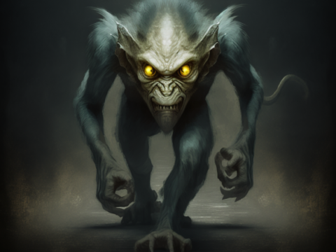 creepypasta monkey thing